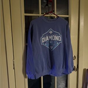 Comfort Colors Purple and Blue Sweatshirt